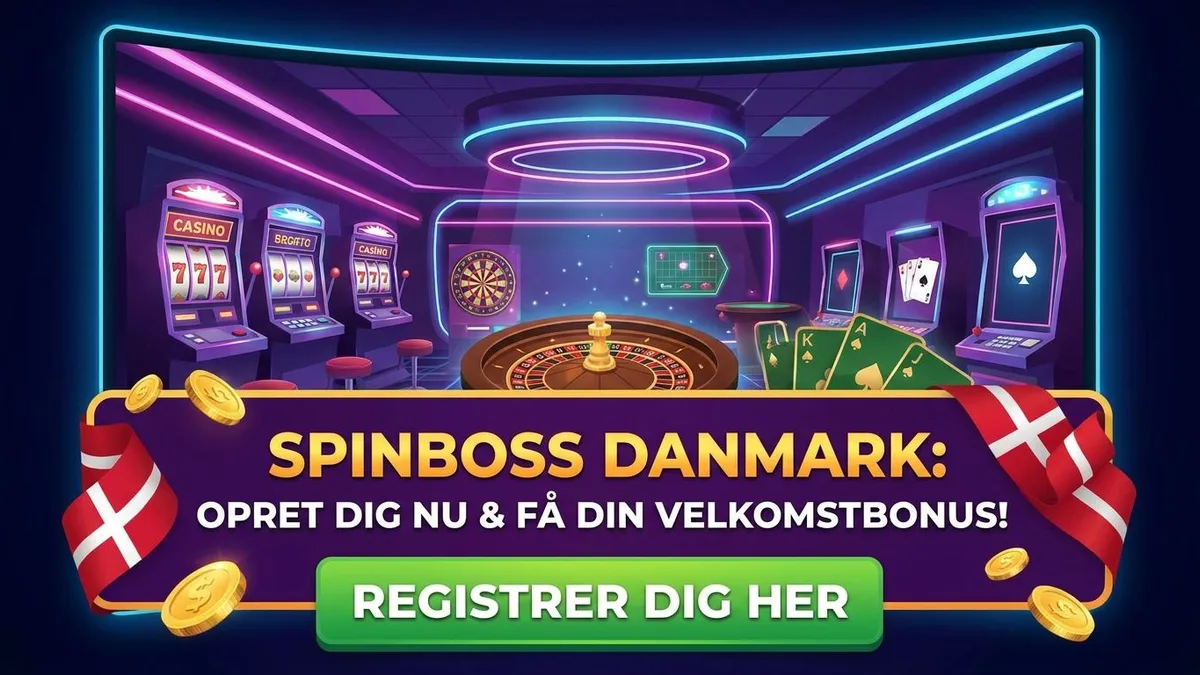 Registrering med bonus hos Spinboss